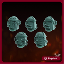 Lunar Knights Heads Set x5