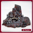 Craggy Hills Outcropping A - Grimdark Version