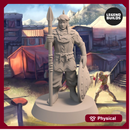 Empire of Jagrad Soldier with Spear - Pose 2