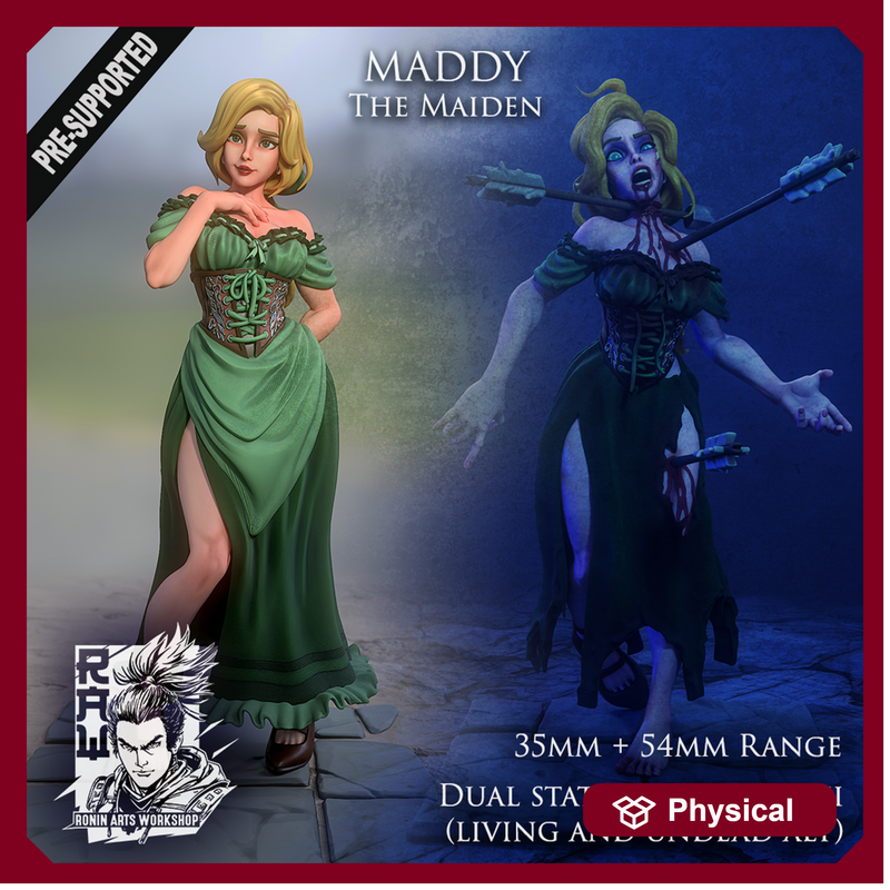 Maddy The Maiden - Female Villager with living and undead alts