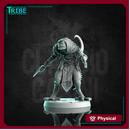 (0254) Male rogue thief killer frog man folk with sickles