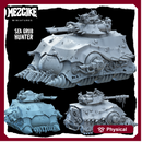 Sea grub hunter tank (physical miniature)