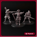 Glitzenburg riflemen (3 miniatures)