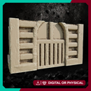 Galactic Security Gateway - Sci-Fi Checkpoint Terrain STL for Wargaming