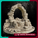 Ancient Stone Well - Forgotten Ruins Wellhead STL for DnD & Wargaming