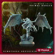 Sci-Fi Flying Insectoid Hemothrax Hovercrim Miniature | 25mm, 40mm, 50mm, 60mm BASE SIZES | Resin Unpainted | Sci-fi Archvillain Games - Only-Games