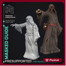The Masked Guide - Wondering Desert -  PRESUPPORTED - Illustrated and Stats - 32mm scale