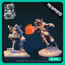 Keshek The Artificer - Idle and Action Pose - STL only