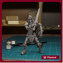 Skeleton Warrior 07 - TytanTroll Miniatures - DnD - Fantasy