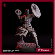 Wizard Master Abjurer, Warlock, Sorcerer | 28mm, 32mm,54mm, 75mm,100mm Scale  Player Character Mini-D&D 5e Pathfinder Figurine Flesh of Gods - Only-Games