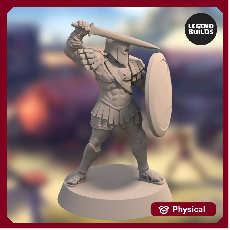 Realm of Eros soldier with Sword and Shield - Pose 2