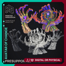Avatar of Change - Boss Monster - Cryptids of the dark woods -  PRESUPPORTED - Illustrated and Stats - 32mm scale