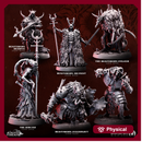 Beast Knight Leaders | Bestiarum | Wargaming DnD Miniatures