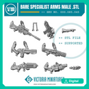 Bare Specialist Arms Male .STL
