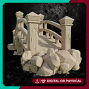 Kimonobe Bridge - Asian-Inspired Terrain STL for DnD & Wargaming
