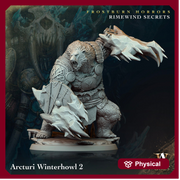 Frostburn Bear Vanguard | Archvillain Games | DnD RPG Role Playing Game | Pathfinder | Figure for Painting | Resin | Dungeons and Dragons | - Only-Games