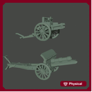 German Great War Artillery Pieces