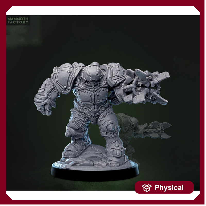 Construct Paladin Fighter Heavy Armor Knight | D&D 5e Hero | 5 Scales | Unpainted - Only-Games