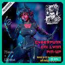 Cyberpunk Oni Lynn - Pin Up (Pre-Supported) - STL only