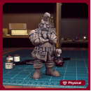 Male Dwarf 03 - TytanTroll Miniatures - DnD - Fantasy - 32mm