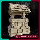 Well 2 - Village Terrain Centerpiece STL for DnD & Wargaming
