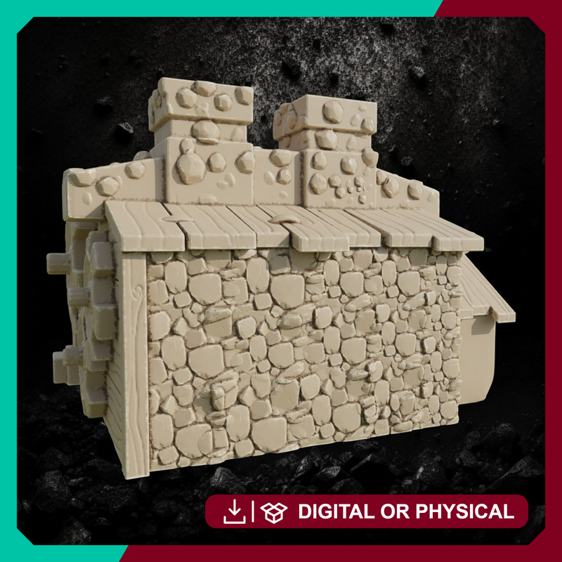 City Hall of Garukthad - Fantasy Terrain STL, DnD & Wargaming - Only-Games