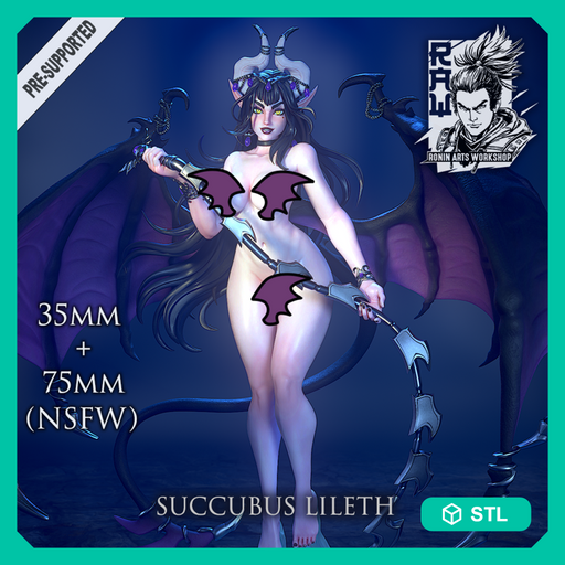 Succubus Lileth (NSFW) - STL only - Only-Games