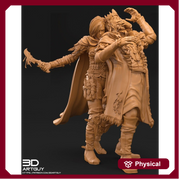 Pinup Female Human Assassin Rogue Assassinating PC or NPC |28mm, 32mm Scales also 50mm and 100mm| Dungeons and Dragons| Pathfinder |3dArtGuy - Only-Games