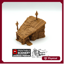 Grave Diggers Hut - Cities of Ramshackle and Ruin - Printable Scenery - Terrain, Wargaming, D&D, DnD