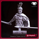 Bust - Roman Emperor Trajan 98 to 117 AD. The Sword of Rome!