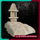 Tomb with Tombstone 2 - Graveyard Terrain STL, DnD & Wargaming Scenery