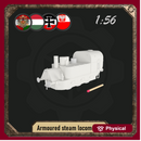 1/56 Armoured steam locomotive