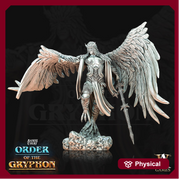 Male Celestial Angel, Solar, Deva | 28mm, 32mm, 75mm Scales | Dungeons and Dragons 5e figure | Pathfinder | Archvillain Games - Only-Games