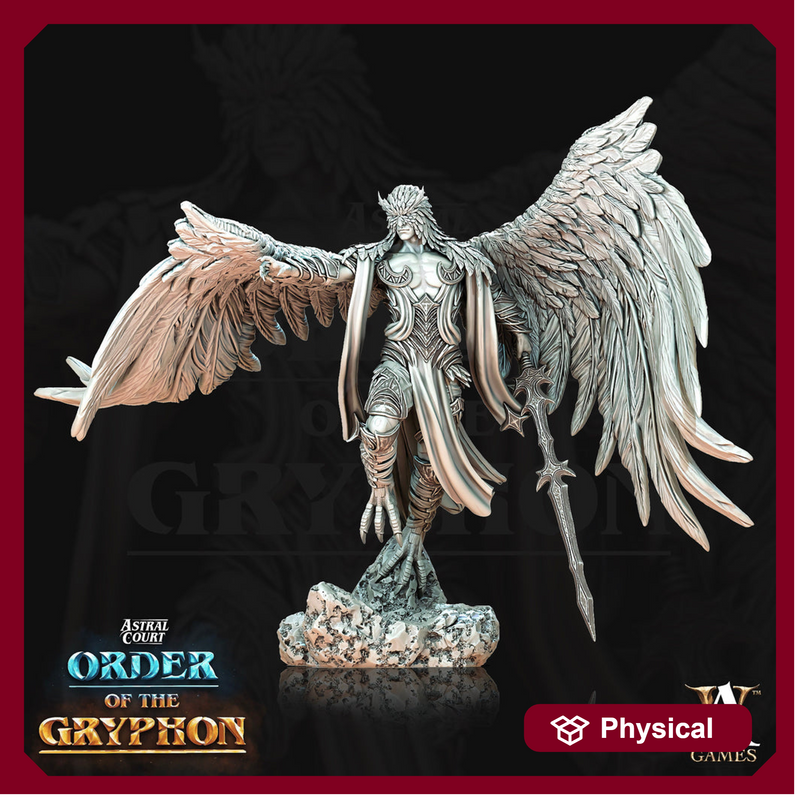 Male Celestial Angel, Solar, Deva | 28mm, 32mm, 75mm Scales | Dungeons and Dragons 5e figure | Pathfinder | Archvillain Games - Only-Games