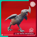 Screeching Axe Beak - Tabletop Miniature (Pre-Supported)