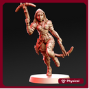 Vanel - Female Demon Hunter - 32mm - DnD