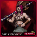 [Bust] Moxi The Barbarian [PRE-SUPPORTED]  Female Fighter Bandit