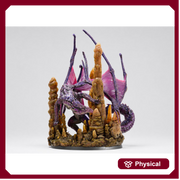 Deep Dragon Miniature | Cave Dragon Boss Monster | Unpainted Resin DnD Pathfinder - Only-Games