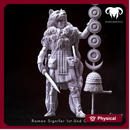Figure - Roman Signifer 1st-2nd C. A.D. Standard of Honor!