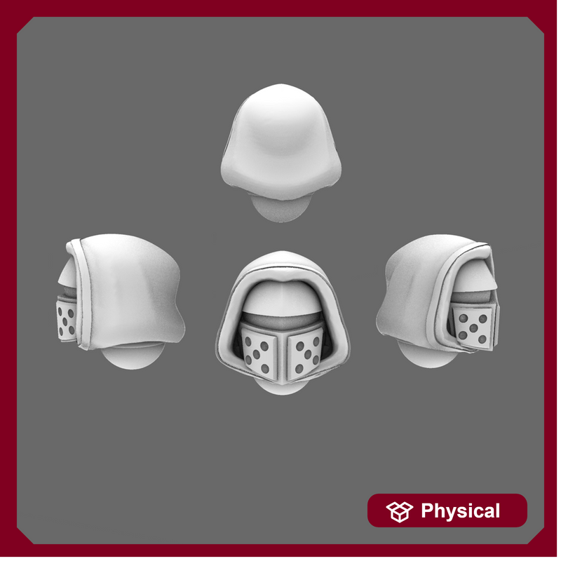 Space Knights V10 Hooded Helmet Type 251004 X 10