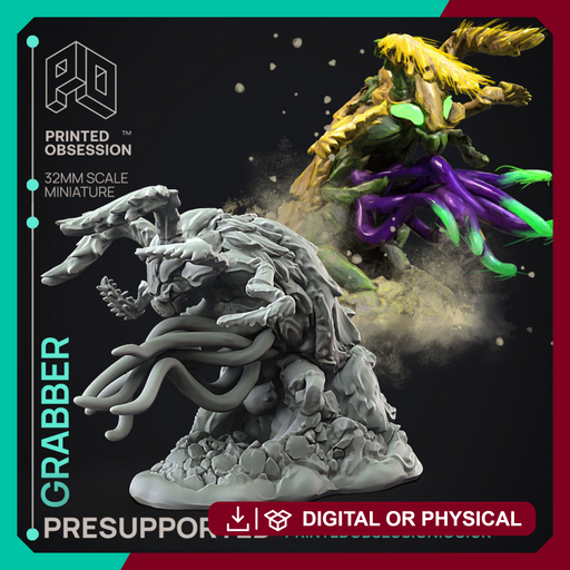 Grabber - ambush creature - PRESUPPORTED - 32mm scale - Only-Games