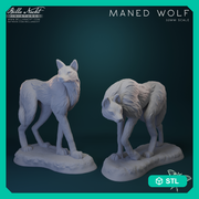 Maned Wolf | 32mm STL - Only-Games