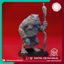 Slaad (Green)  - Tabletop Miniature (Pre-Supported)