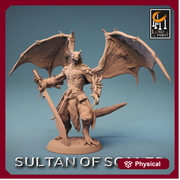 Dragonborn Fighter Ranger Barbarian | 28mm,32mm,54mm,75mm,100mm Scale Resin Mini | Dungeons and Dragons D&D 5e Pathfinder |Lord of the Print - Only-Games
