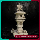 Kimonobe Lantern 7 - Asian Inspired Stone Lantern STL for DnD & Wargaming