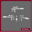 Space Knights AR Style Huntsman Rifle LEFT X 10
