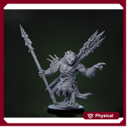 Gnoll Fighter Ranger Javalin Thrower  | Resin Miniature | 5 Sizes/Scales | Pathfinder | D&D 5e | - Only-Games