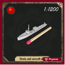 1/1200 Strela anti aircraft ship