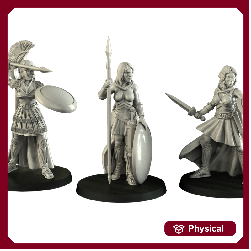 Oplite Girls (3 miniatures)