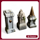 Cemetery plinths